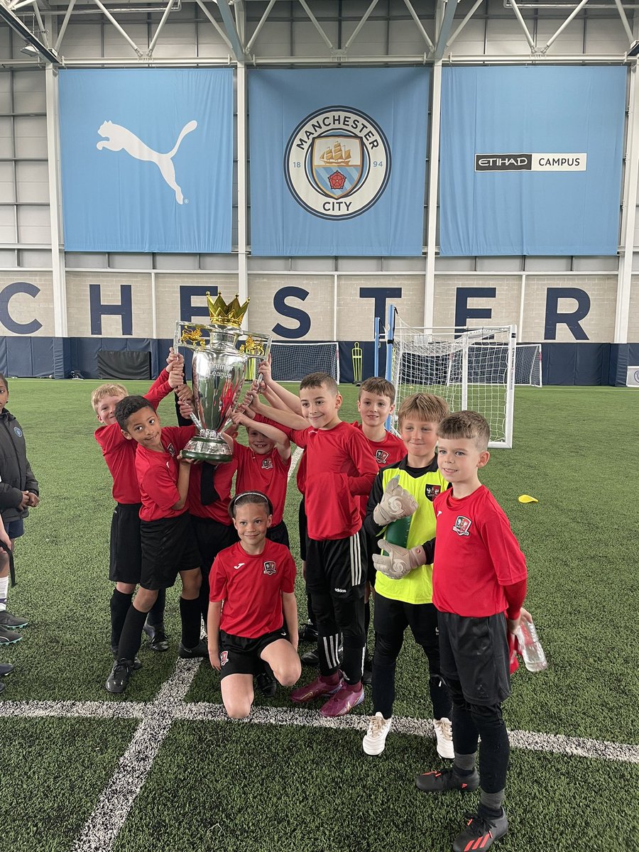 Another great experience and more memories for our young footballers today. Our U8’s took part in the ‘City Cup’ against Man City, Kilmarnock and Walsall. ⚽️💫

<a href="/OfficialECFC/">Exeter City FC</a> <a href="/ECFC_Academy/">Exeter City Academy</a>