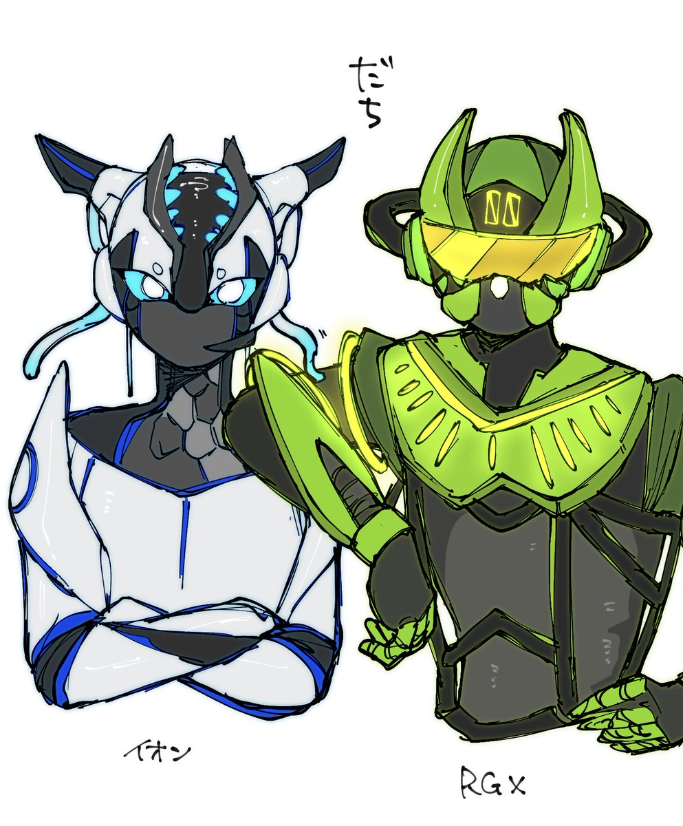 擬人化らくがき 