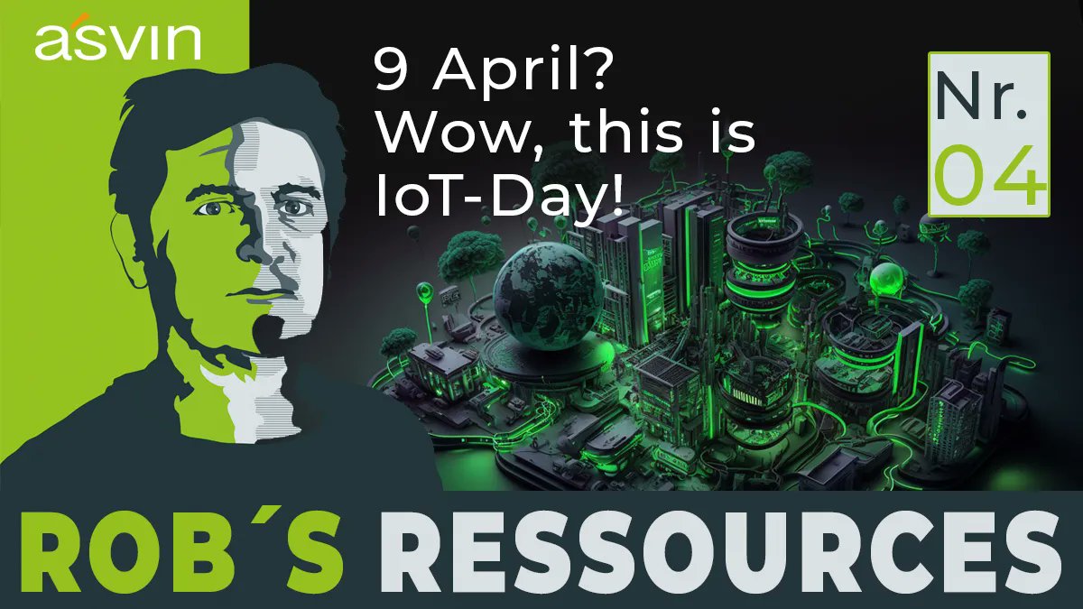 The fourth installment of Rob's Resources blog series is online: 
'April 9? Wow, that's #IoT Day!'
Learn more about the origins and background of the upcoming #IoTDay on April 9th in the interview with @robvank 🫵 
buff.ly/3Kmo6Tb 

@mirko_ross 
@building_iot 
@NGI4eu