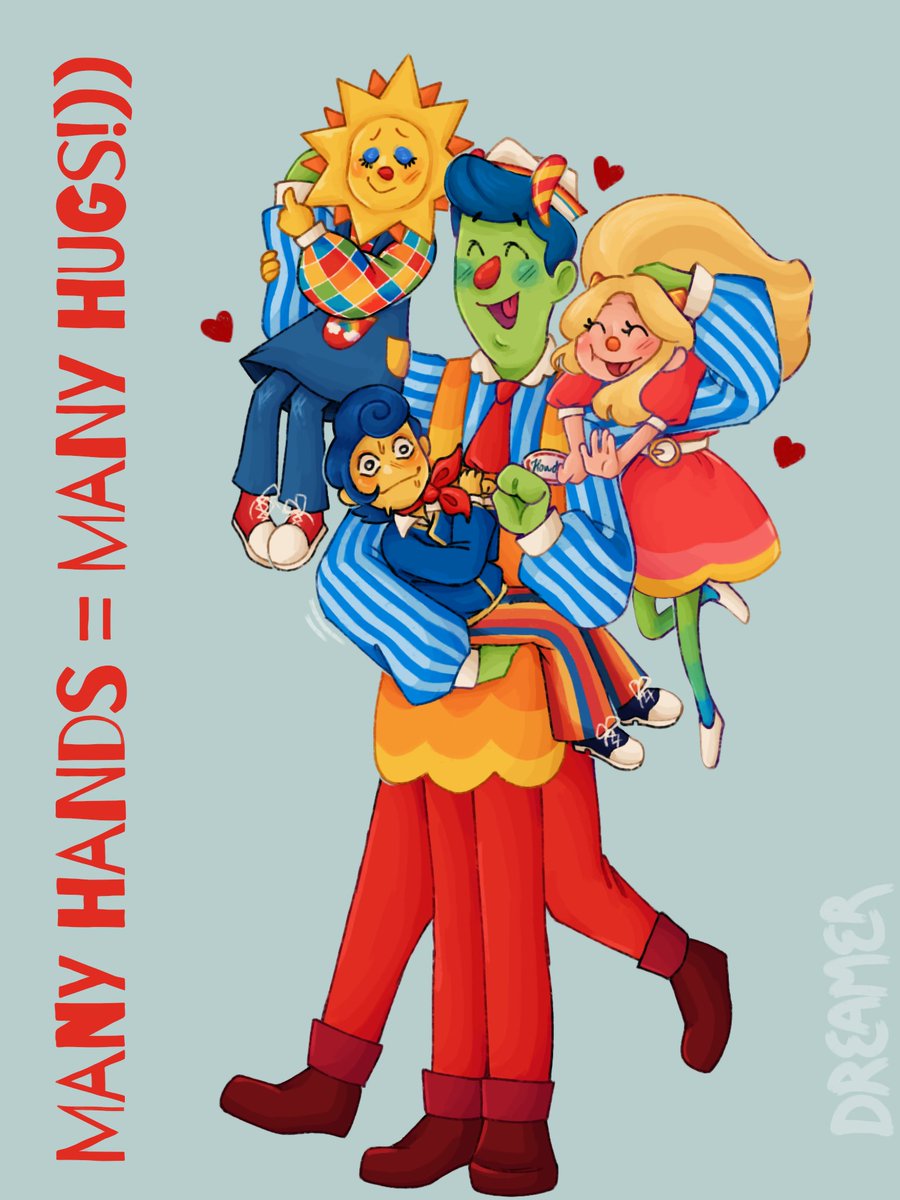 TrHo11ow's tweet photo. Many hands = many hugs! 🐛♥️

(I think I drew a "small trio"... Little bit too small 👉👈)

#WelcomeHome #HowdyPillar #WallyDarling #SallyStarlet #JulieJoyful https://t.co/JaoBXFlTfZ