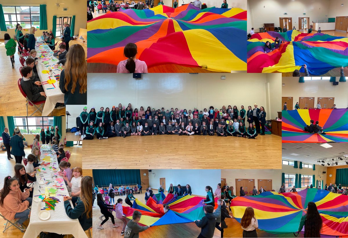 REACHAcross1's tweet photo. On Monday we were delighted to be a part of the @ThornhillDerry Easter Event for pupils from The Model PS &amp; Oakgrove Integrated PS!
The Middle School Prefect group showed excellent teamwork &amp; leadership, facilitating parachute games, teambuilding, Arts &amp; Crafts &amp; a treasure quiz. https://t.co/tyVTTE8bn2