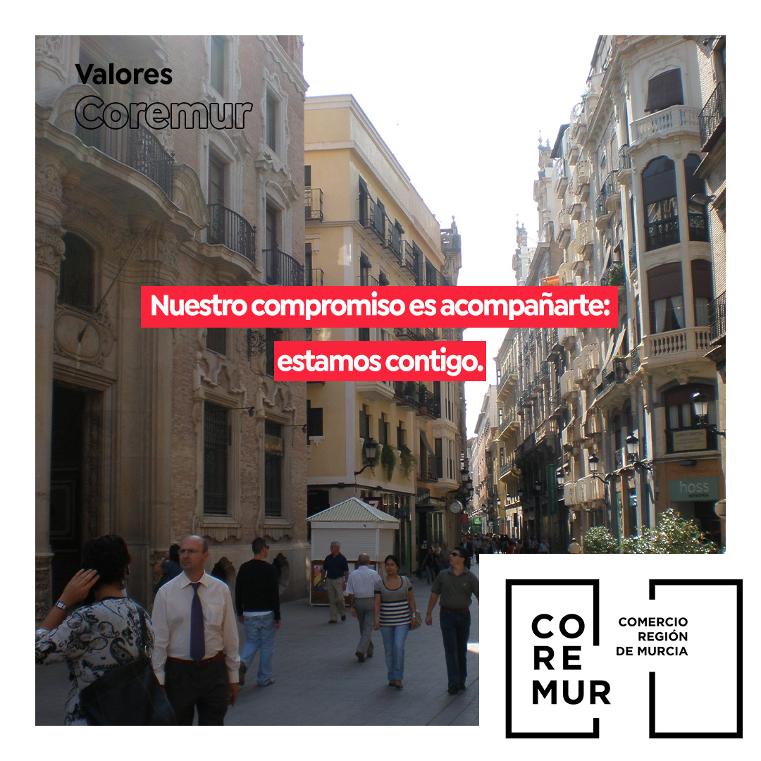 Coremur's tweet photo. En COREMUR trabajamos día a día para construir un entorno equitativo y seguro para nuestros comerciantes.

Nuestro compromiso es acompañarte: estamos contigo.

Conoce más sobre COREMUR y cómo podemos ayudarte: https://t.co/oTZnfu1x25 #Murcia #COREMUR #comerciomurcia #murcia https://t.co/iB44N3EQpH