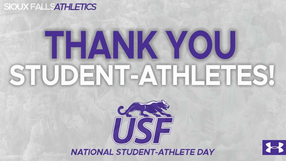 USFCougars_'s tweet photo. USF Athletics is proud to recognize all the hard work our student-athletes put in on and off the playing surface. Happy National Student-Athlete Day to all USF student-athletes!🐾
#GoCoo https://t.co/5OdSWcDvCf