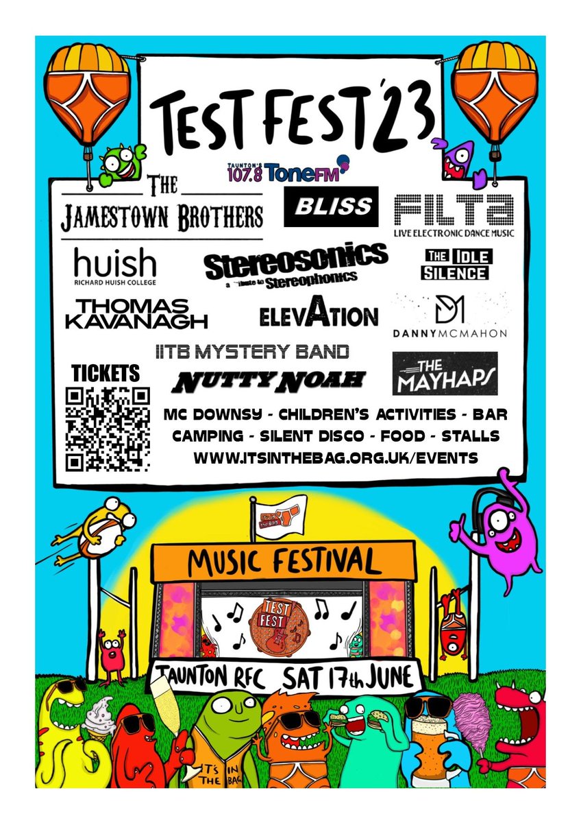 ghphotonics's tweet photo. Test Fest Music Festival, raising awareness about testicular cancer, in aid of @ItsInTheBag welcomes G&amp;H as Gold Sponsor for the 2023 event! 🎶

📅 Saturday 17th June, 2023
🕕 11:30 AM - 11:30 PM 
📍 Taunton Rugby Football Club, TA2 8BU 

Ticket Link: https://t.co/im6NvieLyK 🎫 https://t.co/z1R4gWN7T6