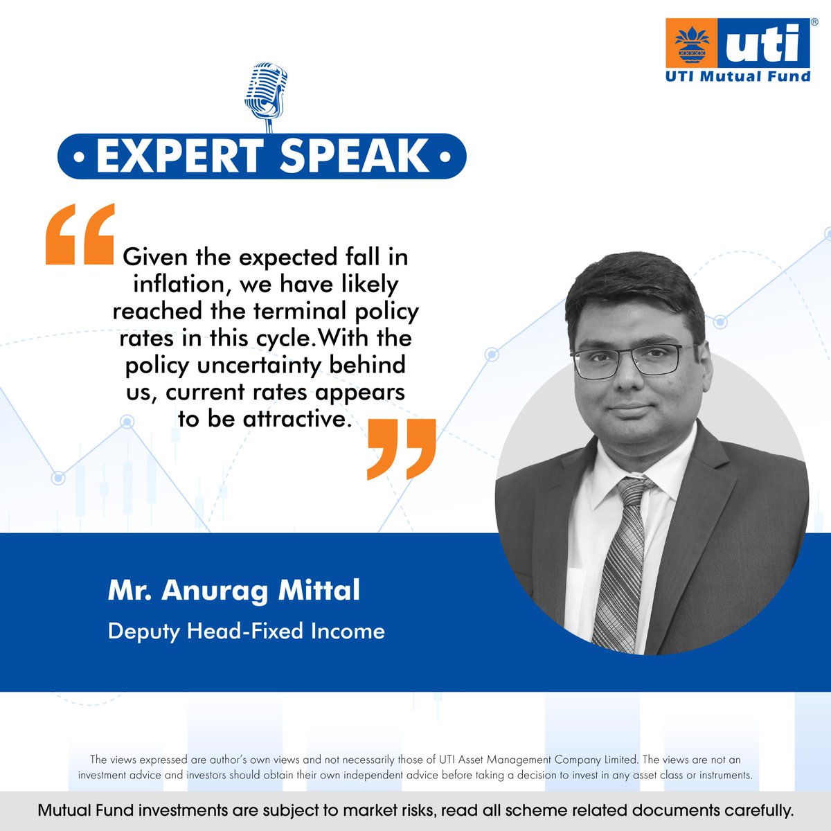 All's well that ends well. Mr. Anurag Mittal, Deputy Head - Fixed Income, shares his views on the RBI's Monetary Policy and outlook for the investors.
Read full article: bit.ly/3GkU5k9

#ExpertSpeak #UTIMutualFund #RBI #RepoRate