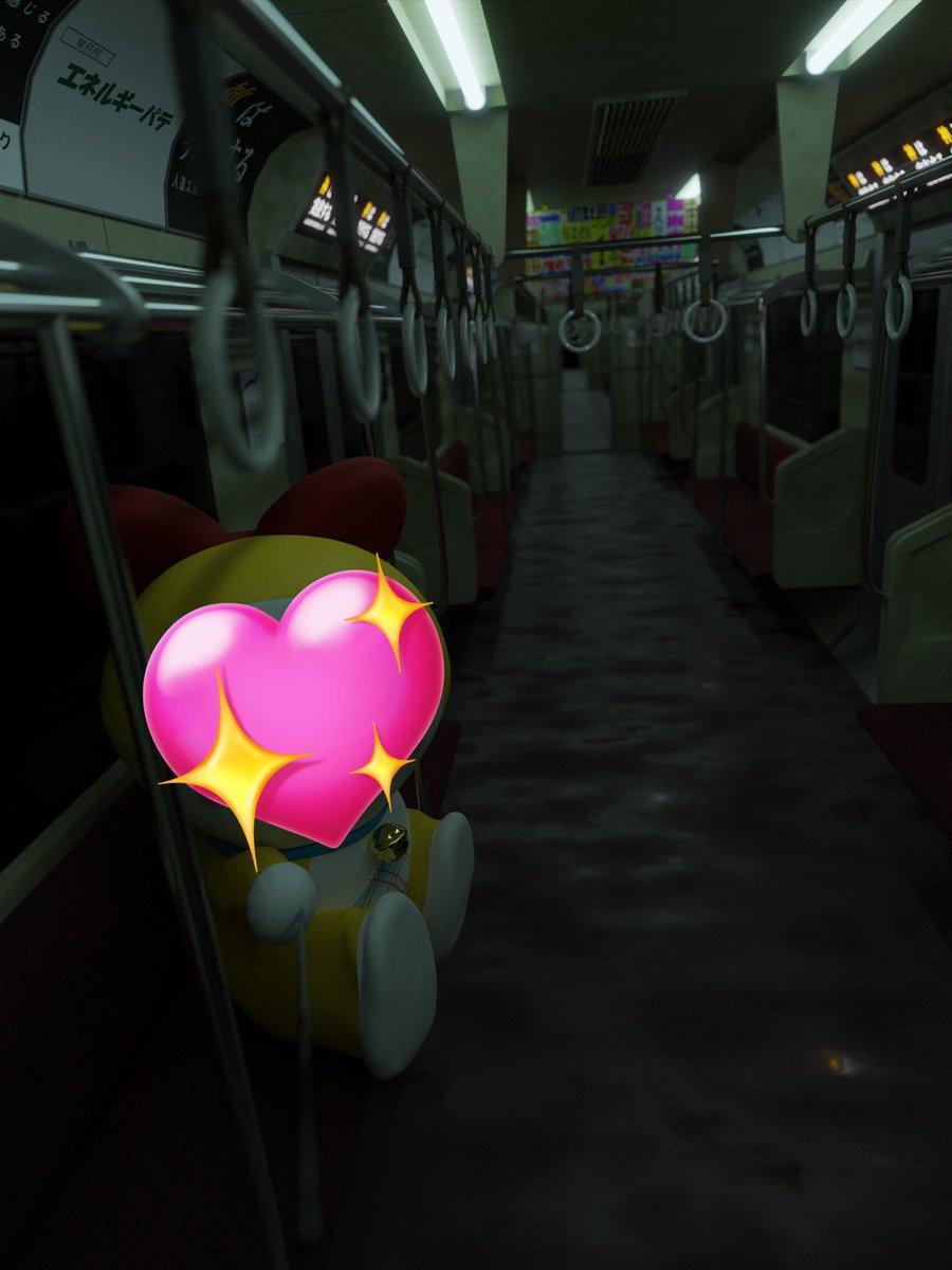 do0mi_chan's tweet photo. お仕事終わり❣️
この時間だと電車ガラガラ https://t.co/pYQFMj6EHB