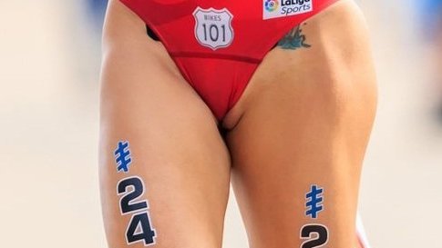 WeHatePorn - Hot Athletes and Sexy Celebrities on X: Pole vault cameltoe   / X