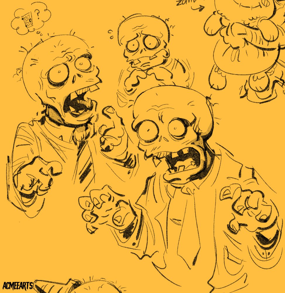 Plants Vs Zombies Zombie Drawing
