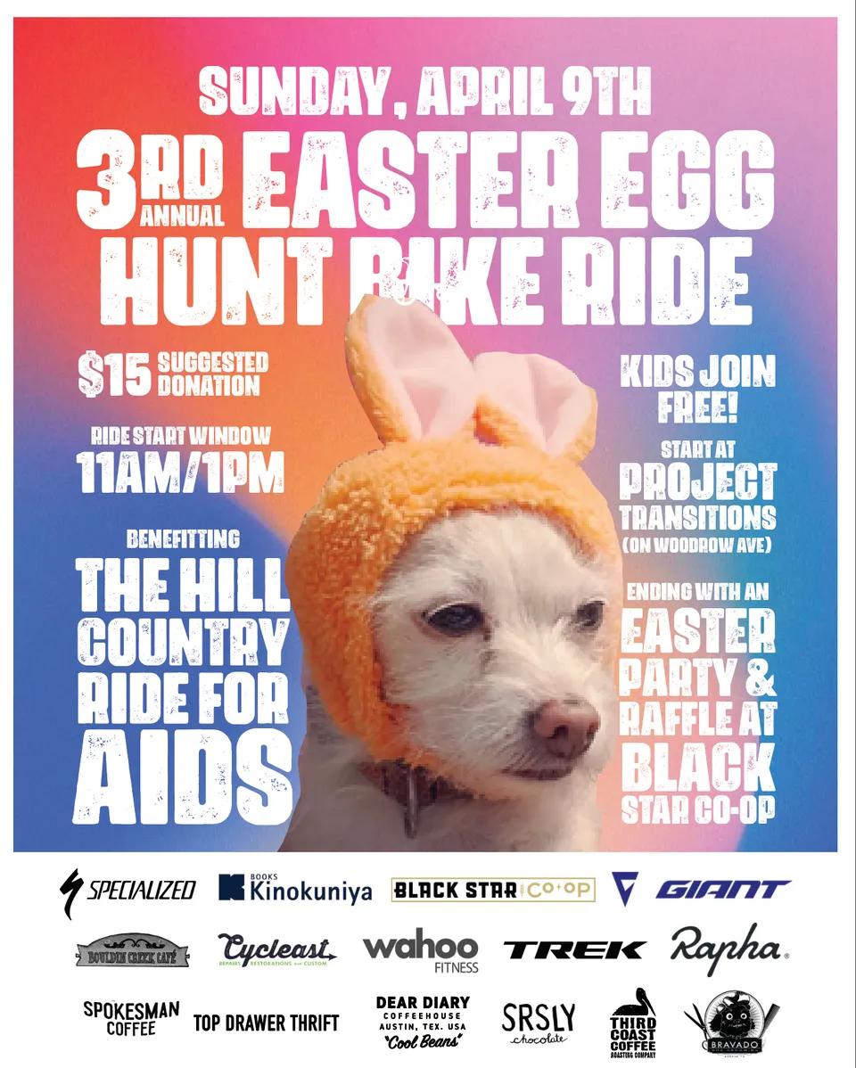 ProjTransitions's tweet image. This Sunday, April 9th!

Mark your calendars and join Team Snacks in the 3rd annual Easter Egg Hunt Bike Ride!  It's sure to be an EGG-cellent time!

RSVP via Eventbrite!

ow.ly/FbcS50NCn7K