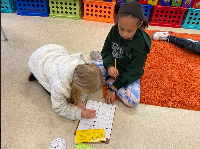 CedarForestES's tweet photo. Mrs. Miniter's third grade class learned about cyphers and even learned how to decode secret messages!! ✍️🤫I wonder what they were saying?!? https://t.co/9ibR0rzR7Y