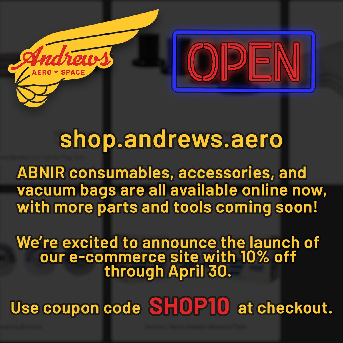 We’re excited to launch our online store!