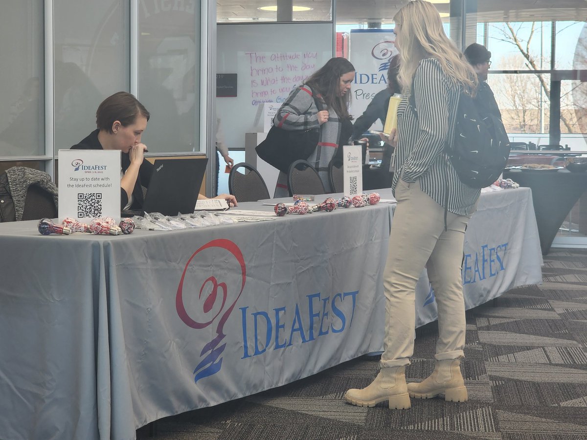 We're at the <a href="/USDIdeaFest/">USDIdeaFest</a> with <a href="/SDFamilies4Vax/">South Dakota Families for Vaccines</a>, meeting new people and sharing resources with students and faculty. Come see us! #ideafest2023 #vaccineeducation #ImmunizationAwareness