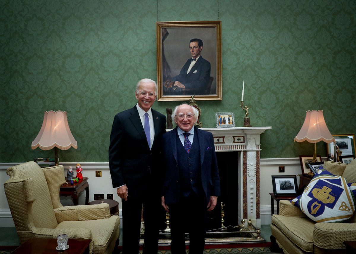 President of Ireland tweet media
