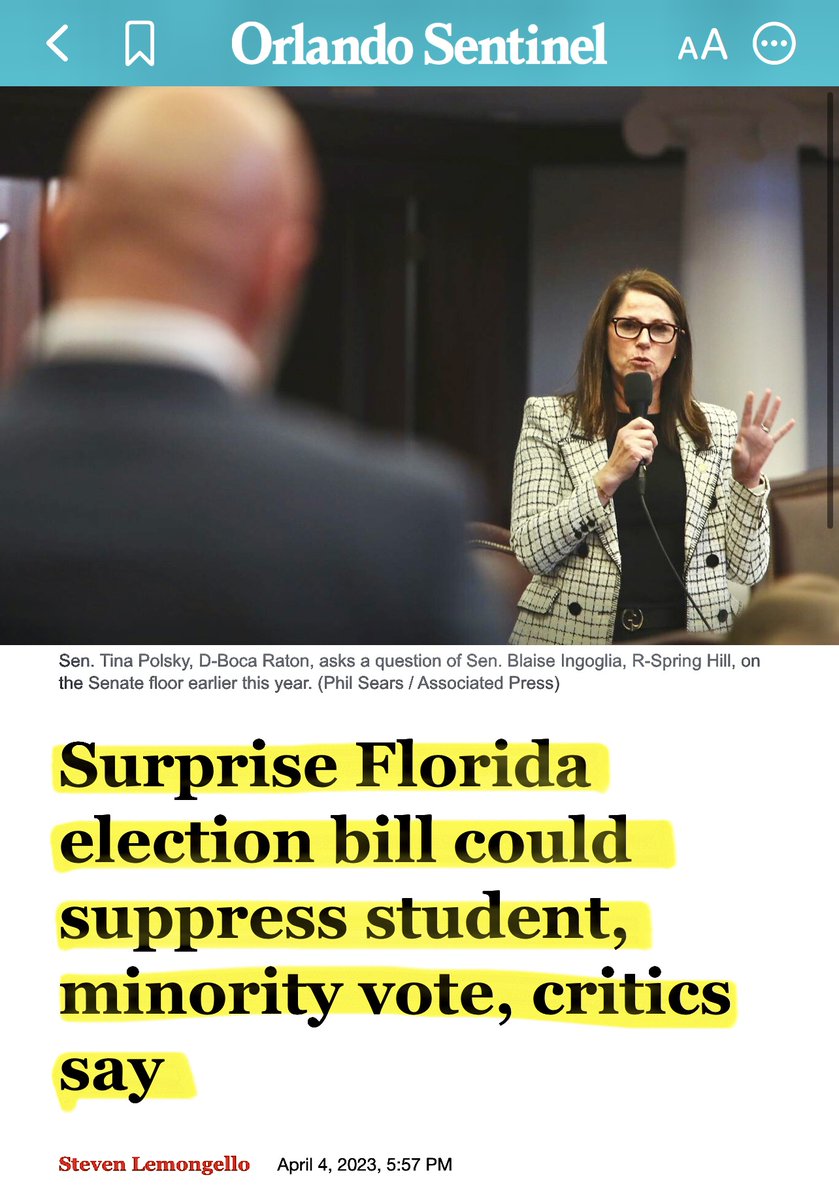 Senator Carlos Guillermo Smith tweet media