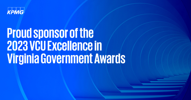 llstarklang's tweet photo. KPMG is proud to sponsor #EVGA2023 which honors those who have made a significant contribution to the practice of Virginia government and well-being of our communities and citizens. Congratulations to all the honorees! https://t.co/EMG8jiB2UI https://t.co/5YTfiBShys