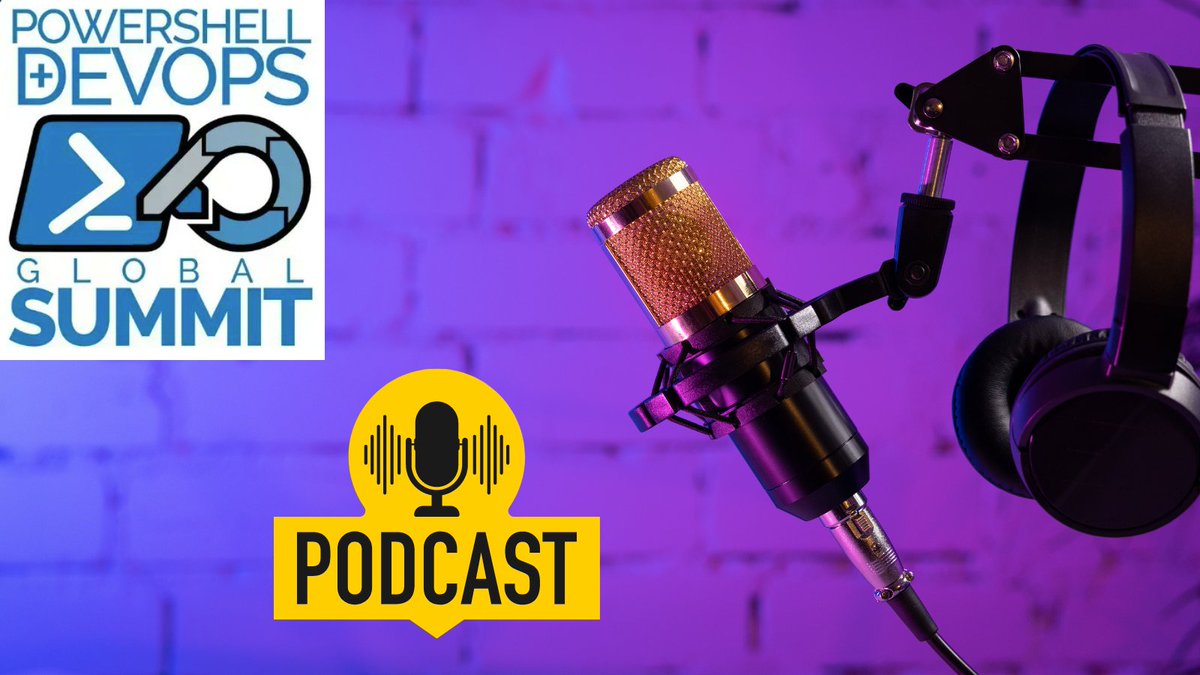 PowerShell.org (@pshorg) on Twitter photo The PowerShell News Podcast hosted by <a href="/Hoorge/">Harjit Dhaliwal</a> and <a href="/mick_pletcher/">Mick Pletcher</a> had a chat with our CEO <a href="/PSJamesP/">James Petty</a> about #PowerShell & #DevOps Global Summit 2023 (April 24-27). Listen up, hear why you should attend, and sign up now! - bit.ly/3f6Ezht
#PSHNewsPodcast #ITpros #PSHSummit The PowerShell News Podcast hosted by <a href="/Hoorge/">Harjit Dhaliwal</a> and <a href="/mick_pletcher/">Mick Pletcher</a> had a chat with our CEO <a href="/PSJamesP/">James Petty</a> about #PowerShell & #DevOps Global Summit 2023 (April 24-27). Listen up, hear why you should attend, and sign up now! - bit.ly/3f6Ezht
#PSHNewsPodcast #ITpros #PSHSummit