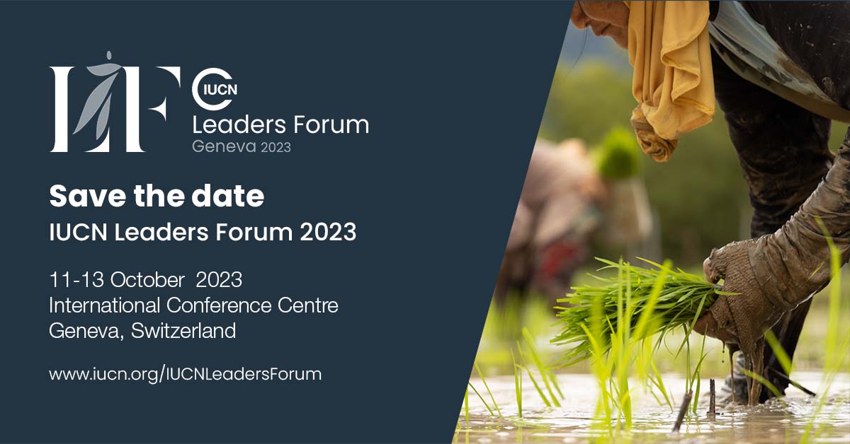 How can we achieve the #GlobalGoals to protect and restore nature agreed at the recent #COP15 of the Convention on Biological Diversity?

Join the discussion at the second edition of the #IUCNLeadersForum.

bit.ly/3KxWkmP