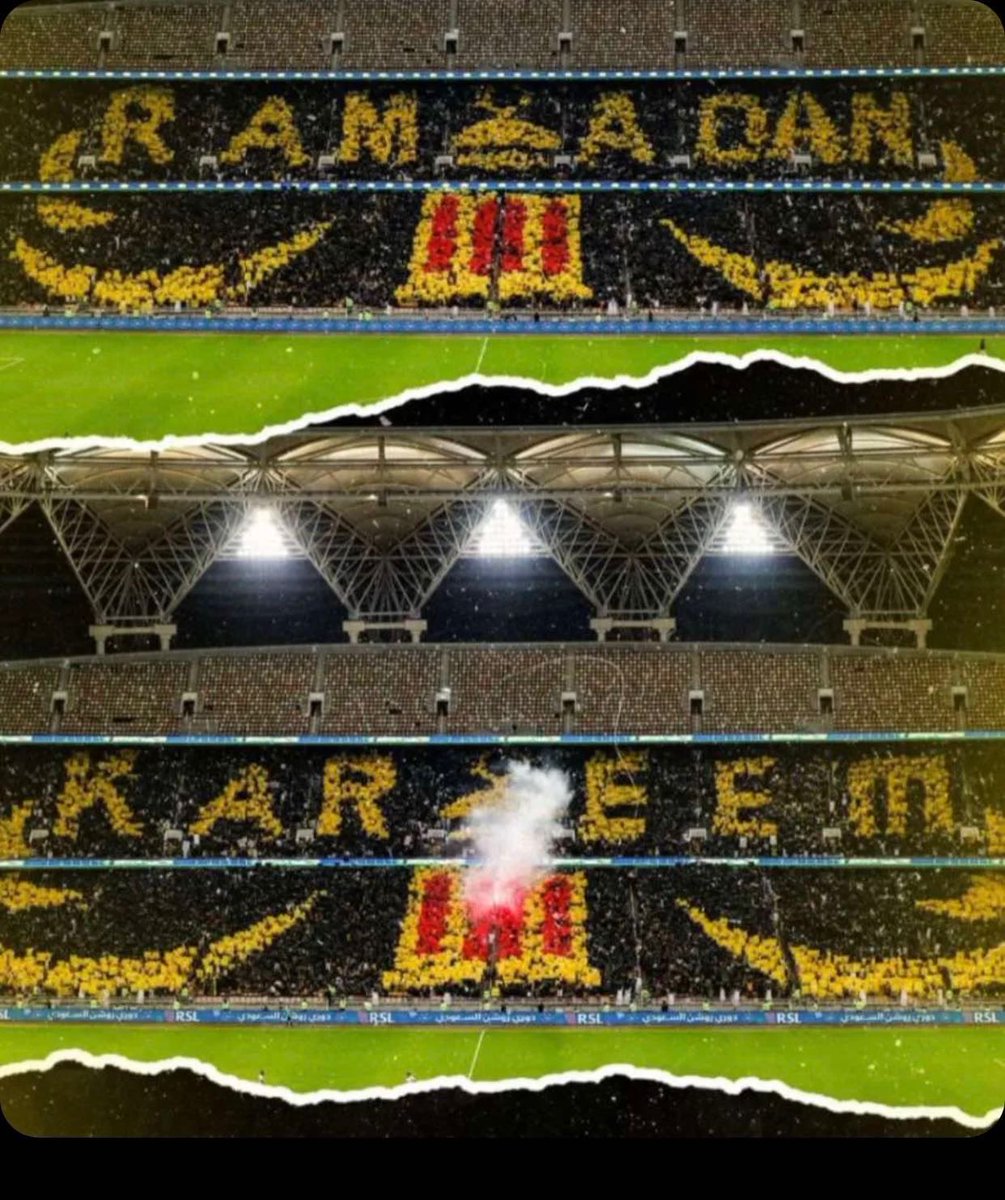 لا يمكن ان تجد جماهير في القارة قادرة على خلق هذا الابداع في المدرج 
لا يمكن 

هذا لا يحدث إلا في جدة 
ومع جمهور الاتحاد

شكراً لأن المدرج رسالة