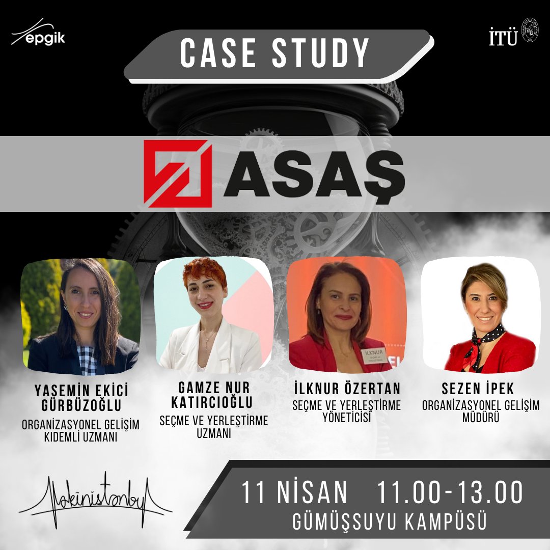 ASAŞ case&study ile Makinistanbul’da sizlerle! Şirketler tarafından verilecek mühendislik problemlerine çözüm aranacağı etkinliğin en interaktif oturumu olan Case&Study'e aşağıdaki linkten kayıt ol, Makinistanbul'u kaçırma! epgik.com/makinistanbul-…