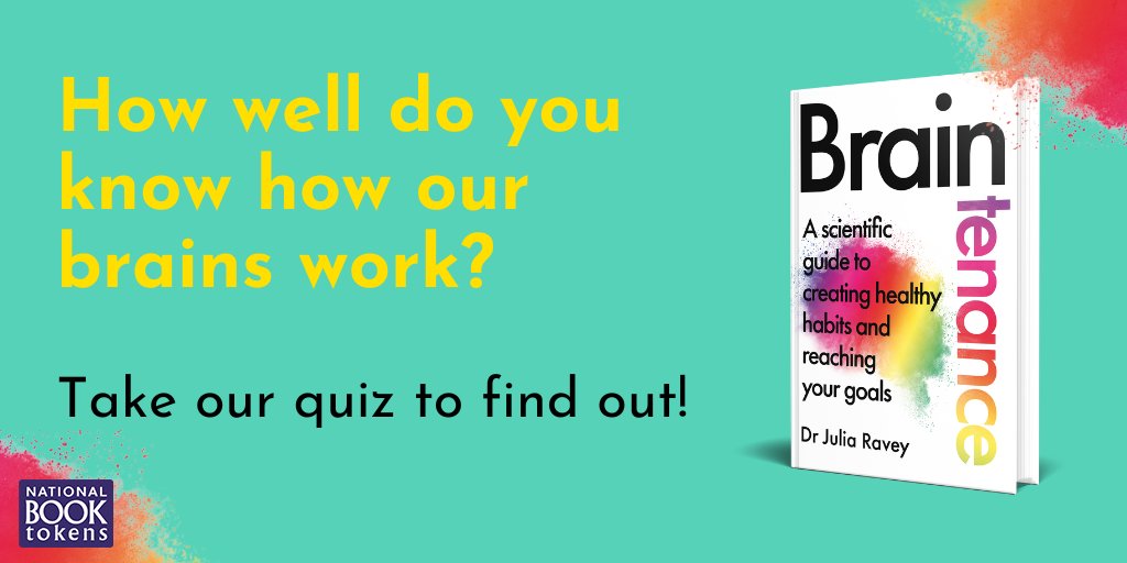 book_tokens's tweet photo. How many neurons are found in the human brain? Which part of the brain controls breathing?
Take our fun quiz by neuroscientist Dr @JuliaRavey, author of #Braintenance, and you could win a signed copy of her book! π§
Play now: https://t.co/W50Epm9Qoc https://t.co/fvVijB3A3F