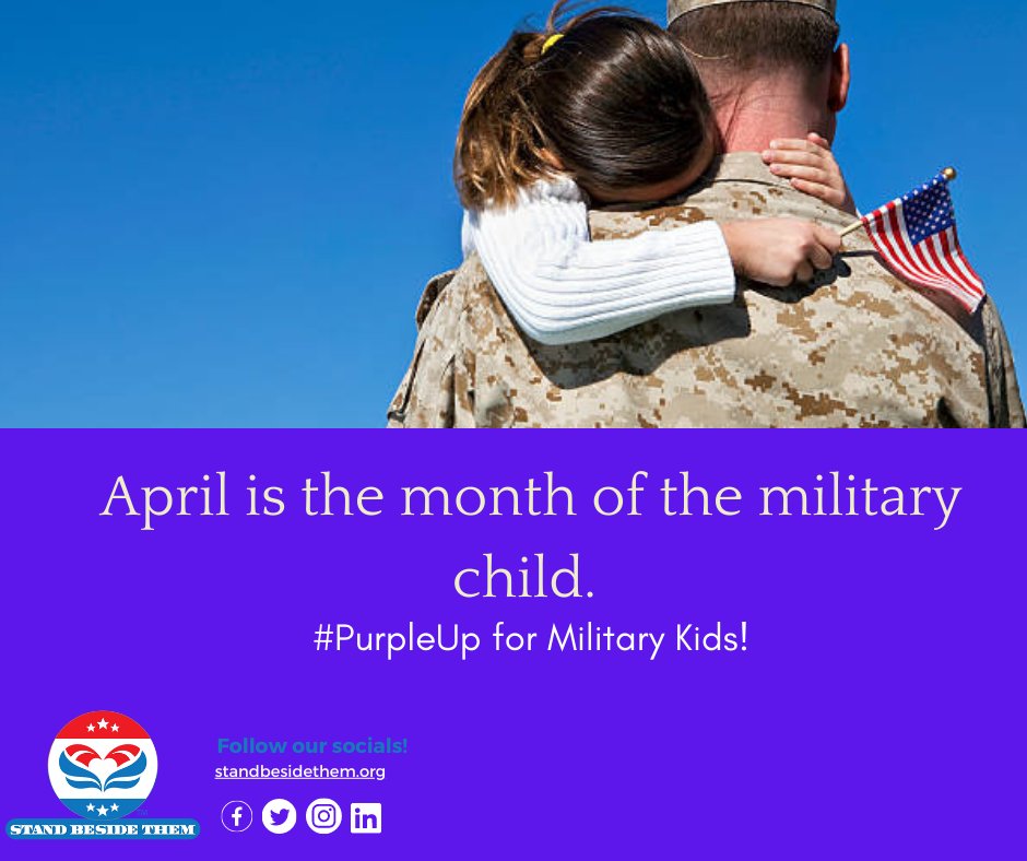 April is designated as the Month of the Military Child, an important role military children play in the armed forces community. The Month of the Military Child is a time to applaud military families and their children for the daily sacrifices and the challenges they overcome.
