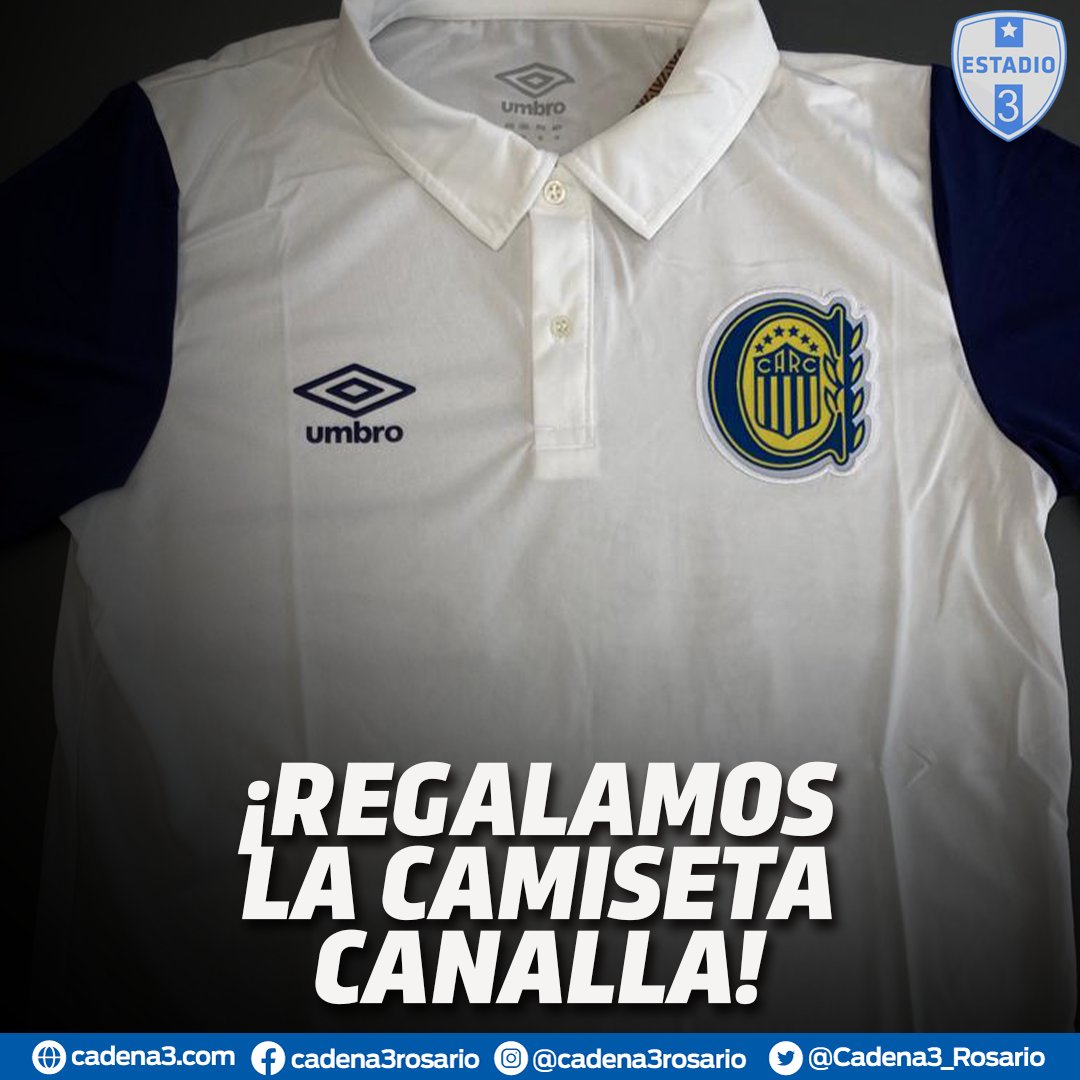 Cadena3_Rosario's tweet photo. ¡REGALAMOS LA CAMISETA CANALLA! 🔵🟡
En @estadio_3 sorteamos la chomba canalla, gentileza de @RCentralTienda 

¡ES FÁCIL! 👇
- Seguinos
- Compartí la publicación
- Mencioná a un amigo y que nos siga!

SORTEAMOS EL DOMINGO 9 EN LA PREVIA DEL CLÁSICO! 📻 https://t.co/yBs1CgXO4E