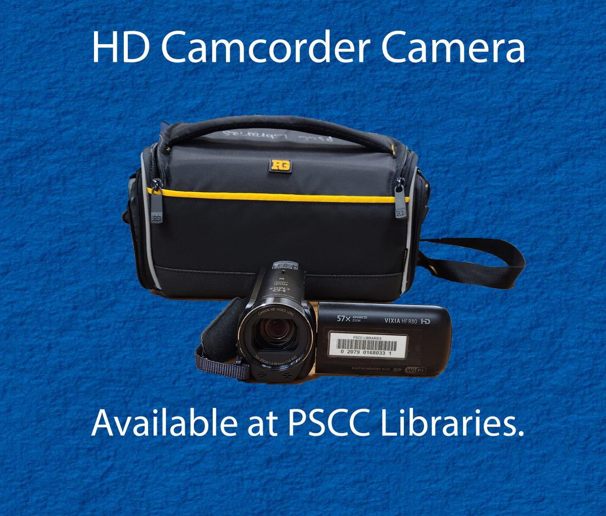 PellissippiLib's tweet photo. Need an HD camcorder camera? Borrow one from your campus library!
https://t.co/vd0tJhZXal https://t.co/KekFepfPTx