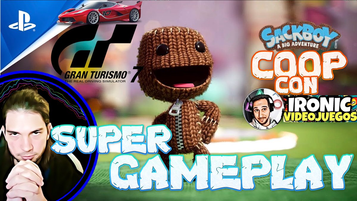 DedecShow's tweet photo. 🔴DIRECTO🔴
🎮PS5/ SUPER-GAMEPLAY🎮SACKBOY/GRAN TURISMO 7💥COOP CON IRONIC💥💥
#SackboyABigAdventure #SACKBOY #PlayStation #PlayStation5 #PS5Live #GranTurismo7 @streamr_es

❤️Darle calor🔥🔥
🔁RT Maxima calor🔥🔥🔥🔥🔥

➡️https://t.co/XSrLVkfE3b⬅️
➡️https://t.co/hLTx2df9K3⬅️ https://t.co/R33IDE2rbp