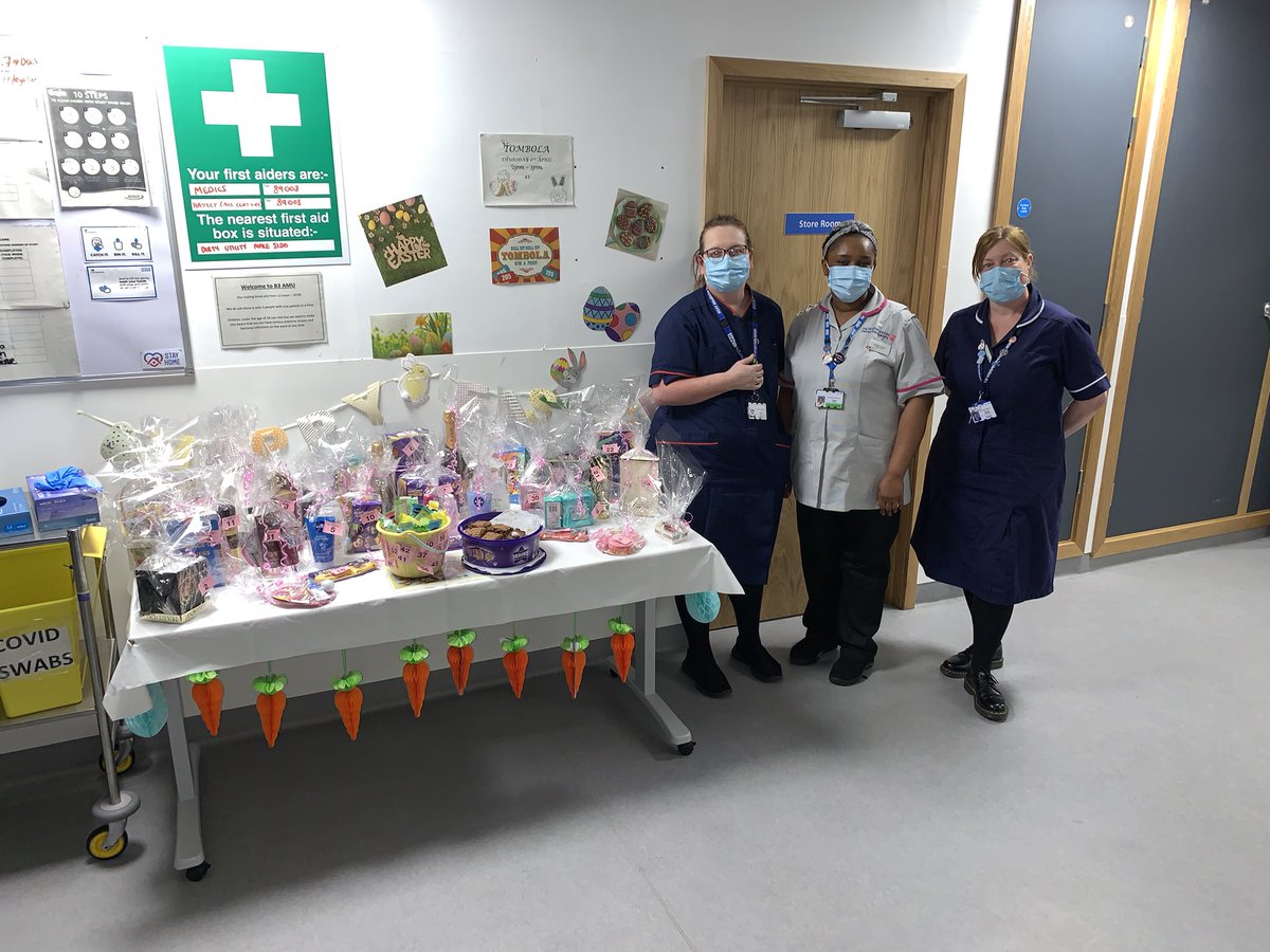 Easter raffle on B3 today. Hoping to do more things like this as the year goes on. <a href="/joharvey66/">Jo-Anne Harvey</a> <a href="/b3_unit/">B3 Acute Medicine Short Stay, AMU</a>