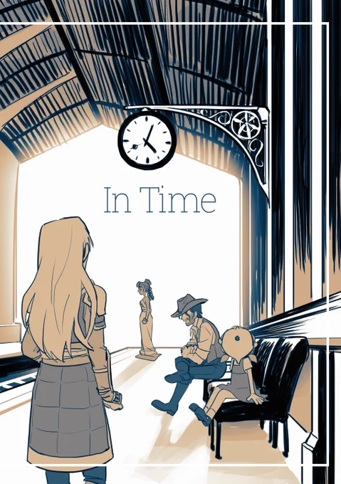 I'm happy to announce mini anthology - IN TIME -  I made with a few of my friends if finally available for digital purchase! 
it features 4 short and completely original stories set in different locations and time periods ⏳
Link below!! ⬇️ 
