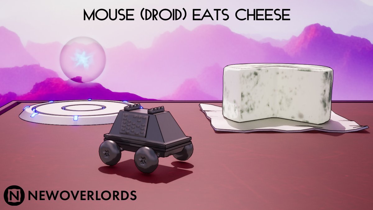 If you are in our SWTOR podcast chat room tonight I'll show off "Mouse (Droid) Eats Cheese". I took Sema's idea, added Unreal Engine, and made a game. You can download and "play" yourself from here. Not really a game... just cheese! (Mind the dev notes.) newoverlords.com/games/