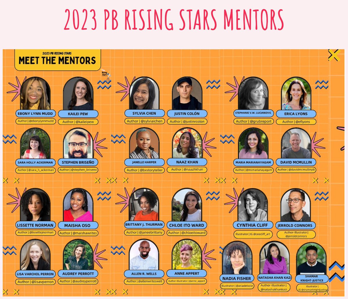 To the VERY TALENTED illustrators &amp; author-illustrators posting for #KidLitArtPostcard I hope you all apply for the #PBRisingStars mentorship!⭐️

We have <a href="/sknightjustice/">Shamar</a> <a href="/NatashaKhanKazi/">Natasha Khan Kazi</a> <a href="/jerroldconnors/">Jerrold Connors</a> @Anne_Appert <a href="/ariadelsole/">Nadia Fisher</a> &amp; <a href="/CCliff_illo/">Cynthia Cliff</a> as mentors!

pbrisingstars.com