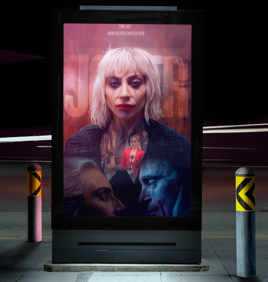 DarkfoxyDesign's tweet photo. Fan Posters - Joker 2 https://t.co/6tTCgIllq2