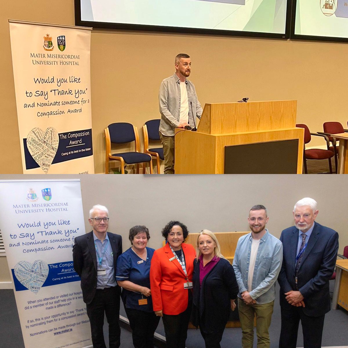 I had the honour of being an invited speaker <a href="/MaterTrauma/">Mater Hospital</a> Compassion Awards today.

I spoke about the importance of maintaining empathy, understanding, kindness, and respect for patients in every interaction - noting our sexual health colleagues as staff that exemplify this. ♥️
