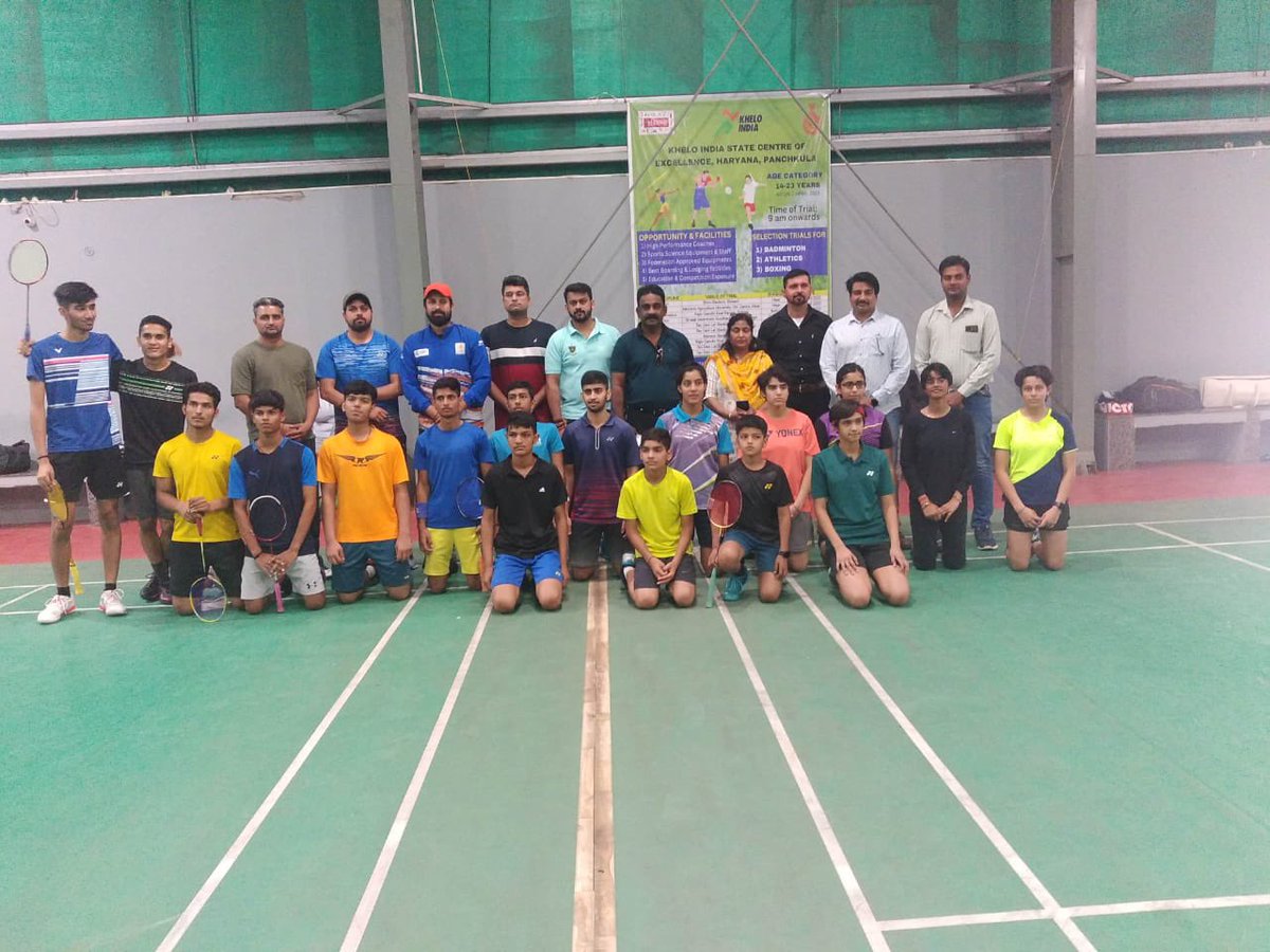 DsoGurugram's tweet photo. Badminton 🏸 trials for Khelo India state centre of Excellence Haryana, Panchkula at Gurugram @ipspankajnain @ianuragthakur @DC_Gurugram @cmohry @dsya_haryana @sports_haryana @vineshmalhan @Shivanikataria6 @vinit_khandwal https://t.co/VyGAVOI9fl