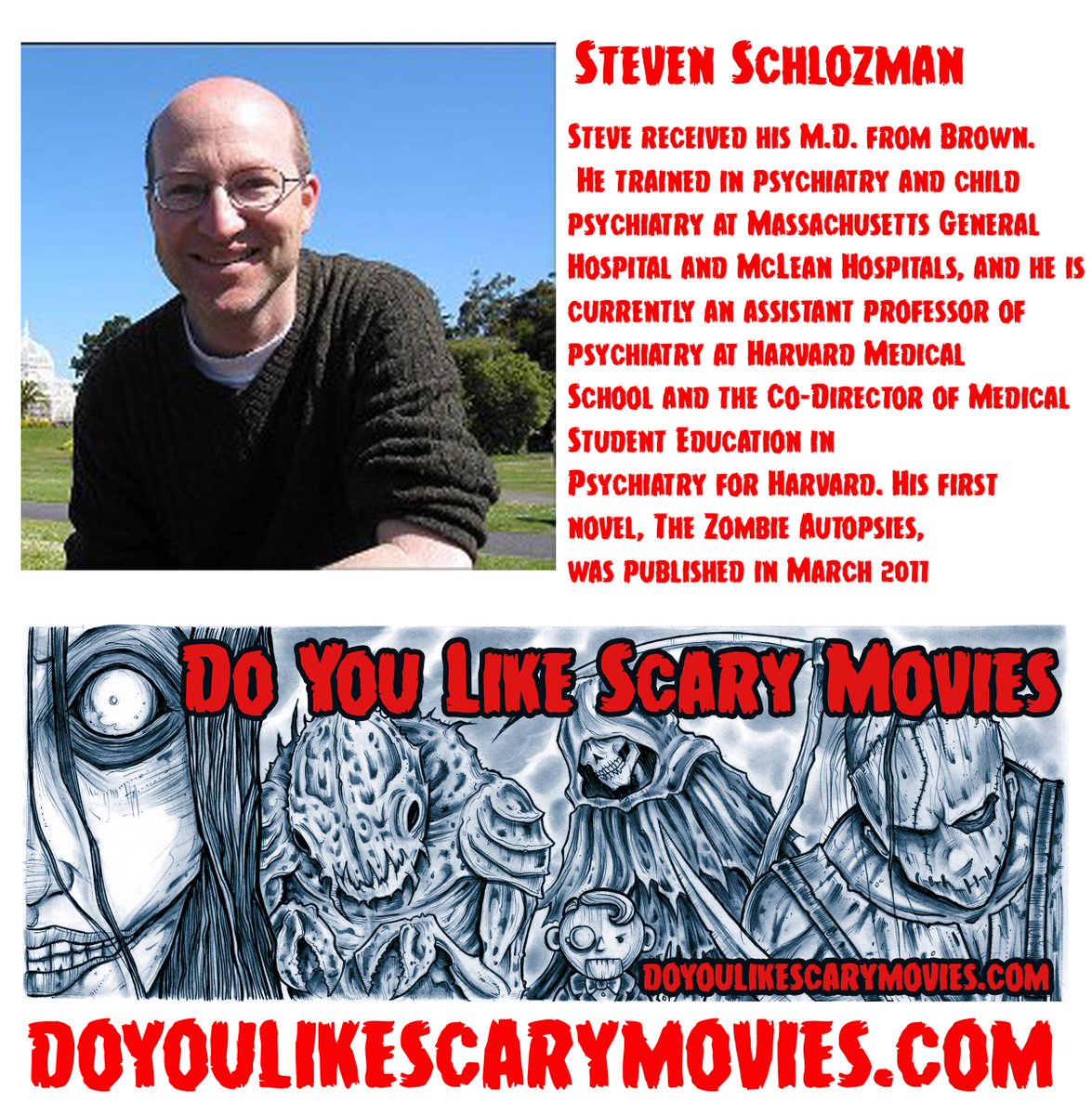 A look at zombies and other scary viral things with Dr. Steven Schlozman 
doyoulikescarymovies.com

#virus #zombie CDC #paranormal #podcast