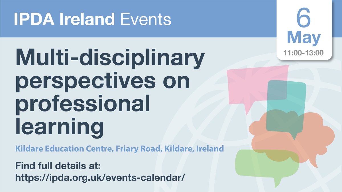 IPDA International (@ipda_prof_learn) on Twitter photo 🗓️Booking is now open for this hybrid event with <a href="/ipdaIreland/">IPDAIreland</a> on 6 May. Don’t miss this opportunity to collaborate and learn from other professions! Full details here: ipda.org.uk/6-may-2023-dev… 🗓️Booking is now open for this hybrid event with <a href="/ipdaIreland/">IPDAIreland</a> on 6 May. Don’t miss this opportunity to collaborate and learn from other professions! Full details here: ipda.org.uk/6-may-2023-dev…