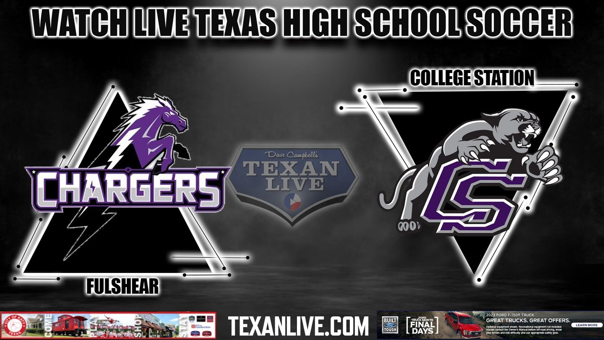 livetexan_'s tweet photo. BOYS REGIONAL SEMIFINALS
WATCH THIS PLAYOFF GAME LIVE
Fulshear vs College Station
Friday 4/7/2023
Coverage begins at 6PM
For the Live Link click here: https://t.co/TDq000sjYg 

@CSHS_BoysFC @CSHighSchool @Fulshear_HS
@Fulshear_Soccer @TheCougarWay @ChargerSchools @FulshearABC https://t.co/NFUzaDkybo