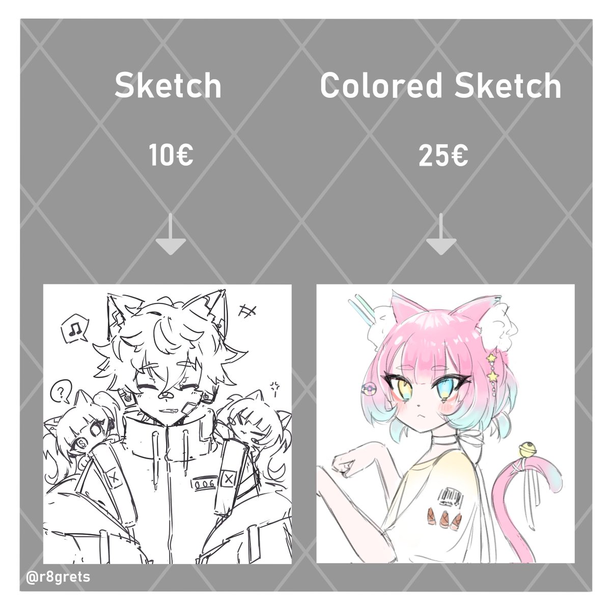 r8grets's tweet photo. My commissions are open !! Send me a DM for more infos !  #commission #commissions #commissionart #CommissionSheet https://t.co/ojJr4dH4ms