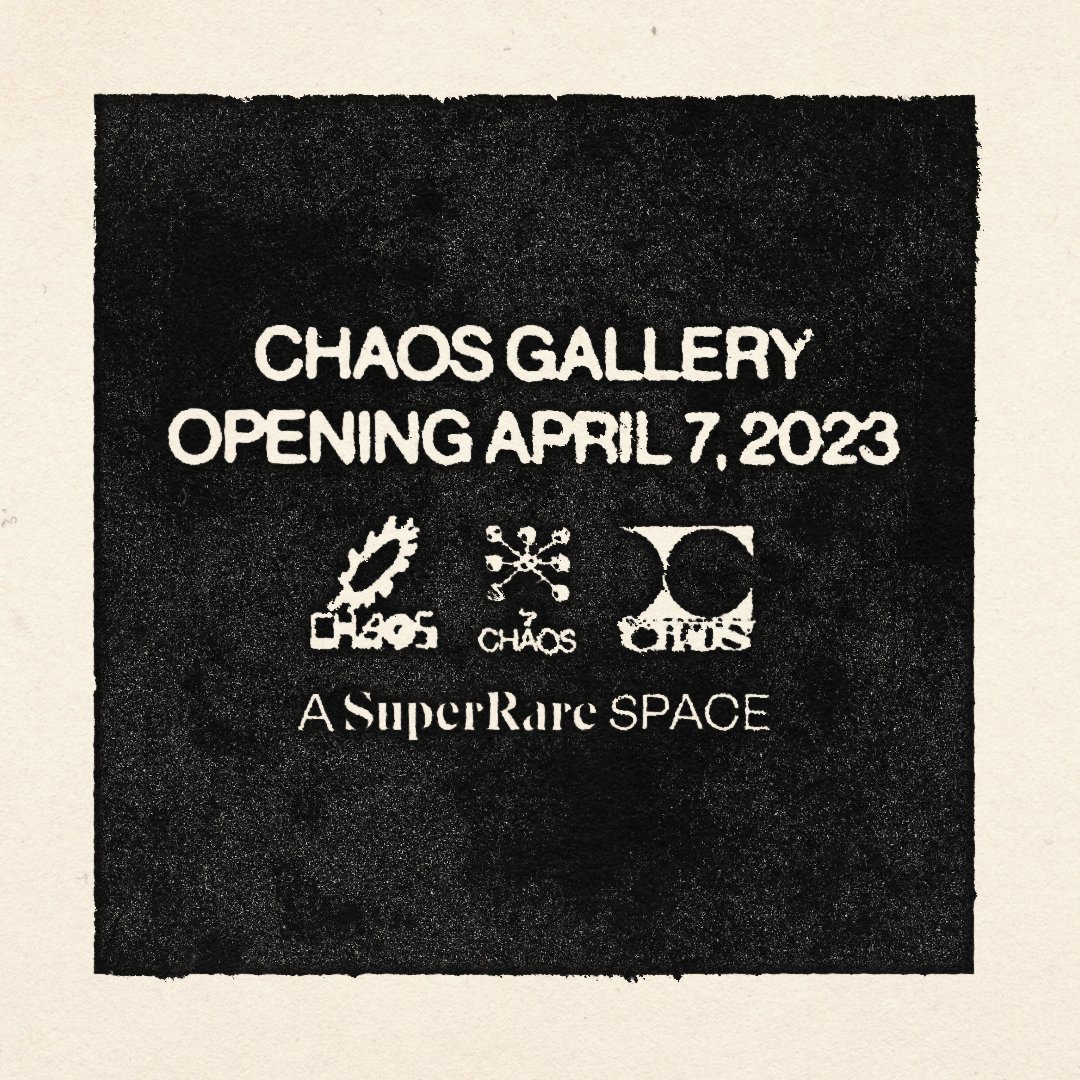 CHAOS (@headless_chaos) on Twitter photo THE CHAOS X <a href="/SuperRare/">SuperRare</a> GALLERY
OPENS TOMORROW THE CHAOS X <a href="/SuperRare/">SuperRare</a> GALLERY
OPENS TOMORROW