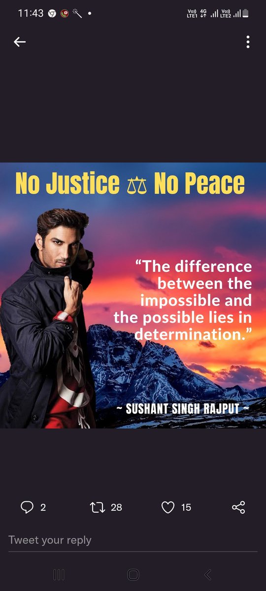 #BoycottBollywood #SushantSinghRajput𓃵 was the last Actor I wud actually watch on the big screen...#Chichore #Kedarnath last of the movies I saw.#BoycottBollywood #KisiKaBhaiKisiKiJaan no way watching anymore trash..#BoycottBollywood #BoycottbollywoodCompletely