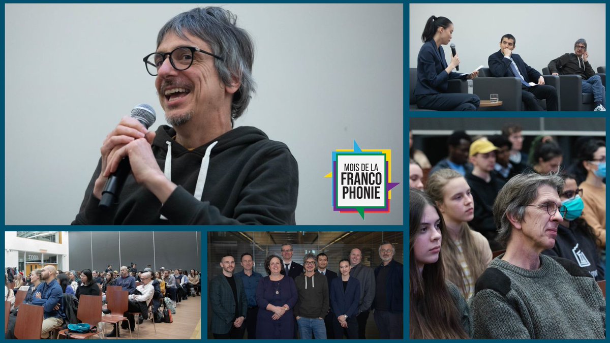 ILOB_OLBI's tweet photo. In March, OLBI celebrated the Mois de la Francophonie with alumnus Philippe Falardeau (BSocSc ’89) and student leaders of our campus!

Learn more about the impacts of the Mois de la Francophonie at OLBI. 

👉https://t.co/Rz5myOxdQ3 https://t.co/7daDJd2MX3
