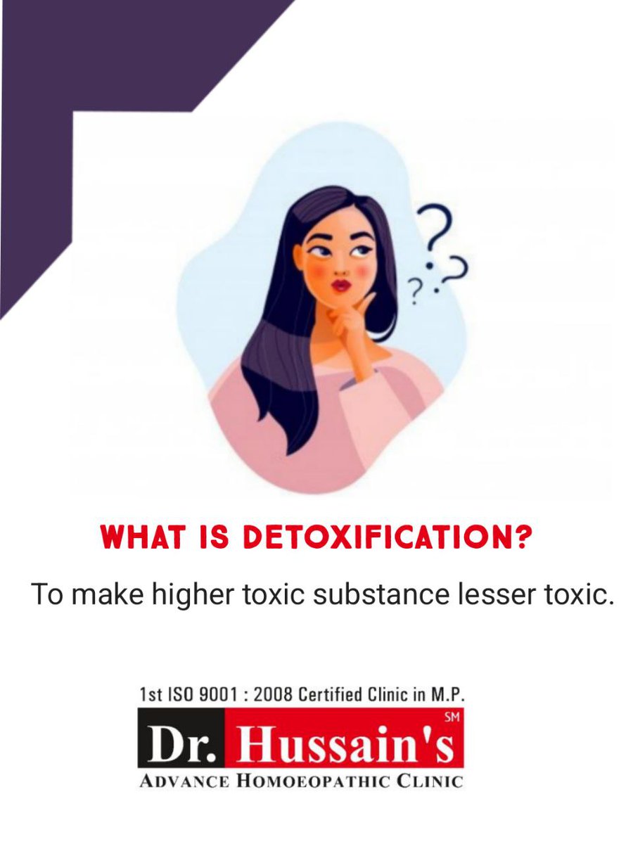 Drhusains's tweet photo. Detoxification seeks to minimize the physical harm caused by the abuse of substances.
#drhussains #drmushfiq #instagram #drhussainadvancehomeopathicclinic #facebook #FacebookPage #instagramgood #instragramdailyhealth #instragrampost #instragramreel https://t.co/QpaU38Cqhk