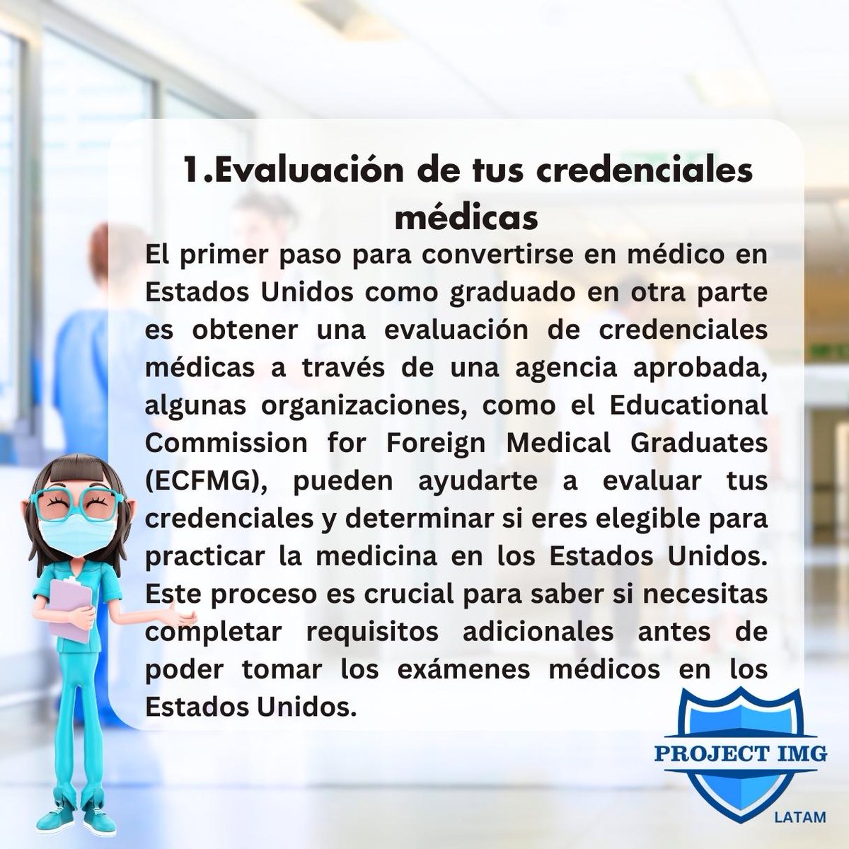 PIMGlatino's tweet photo. Buenos días colegas, hoy veremos que se tiene que hacer para poder ejercer la medicina en USA como IMG
Creditos: @619erock
#ProjectIMGLatino @ProjectImg https://t.co/k0CyKeff9k