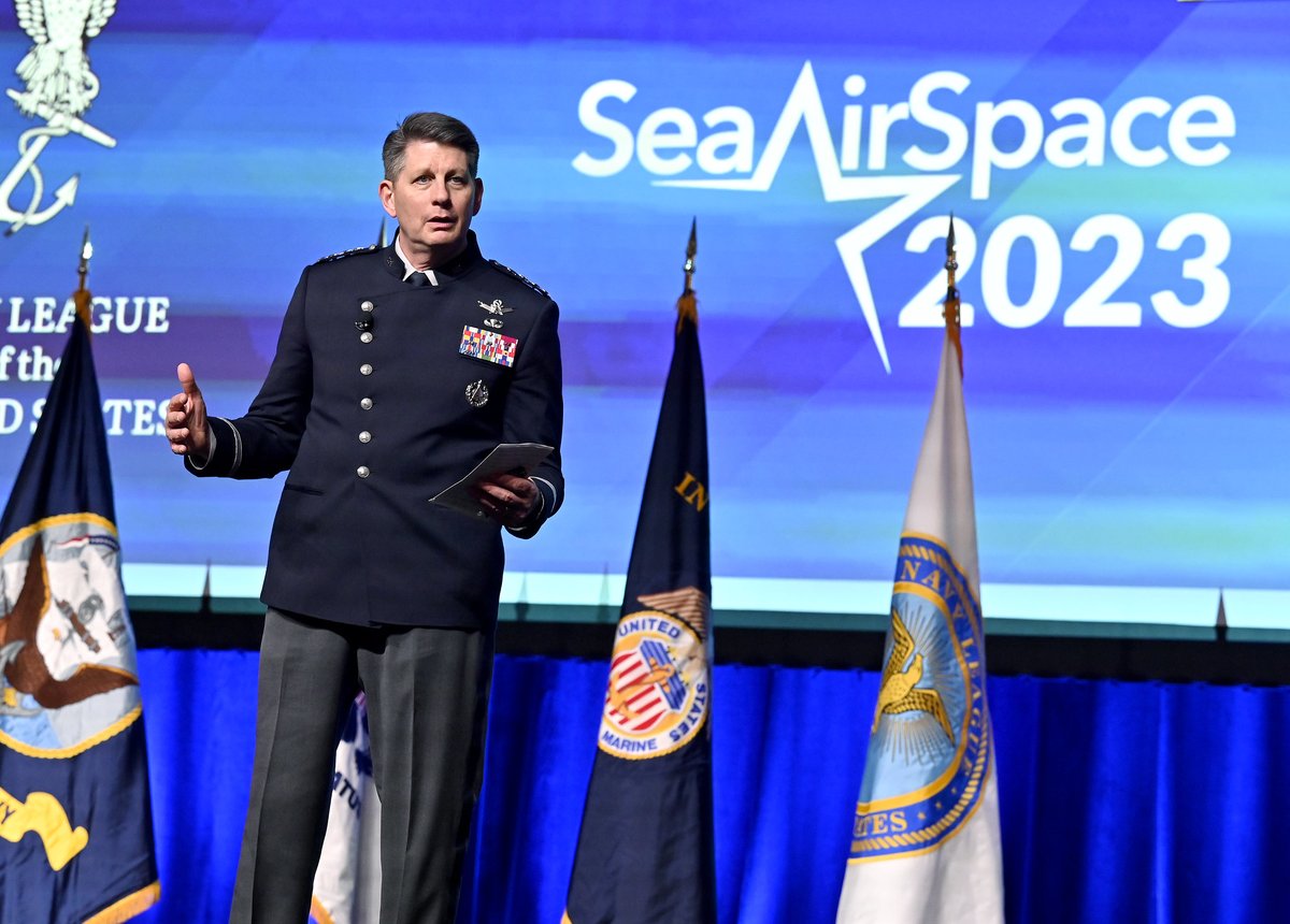 The Space Force must #PartnertoWin in the space domain. VCSO Gen. David 'DT' Thompson spoke at Sea Air Space 2023 about the capabilities and protections the Space Force delivers to the joint force.