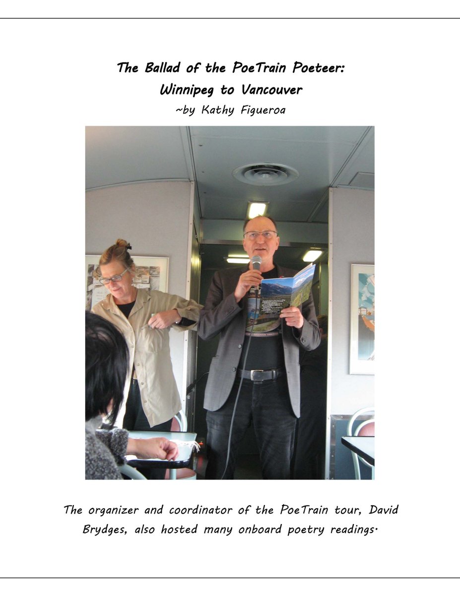 🛤️ Here are more photos from my book, THE BALLAD OF THE POETRAIN POETEER:  WINNIPEG TO VANCOUVER, which chronicles an epic trip taken during #NationalPoetryMonth, in 2015. #poet #poetry #poetrycommunity #writers #writerscommunity #literature #train #Canadianculture #Canada 🍁🚉🍁