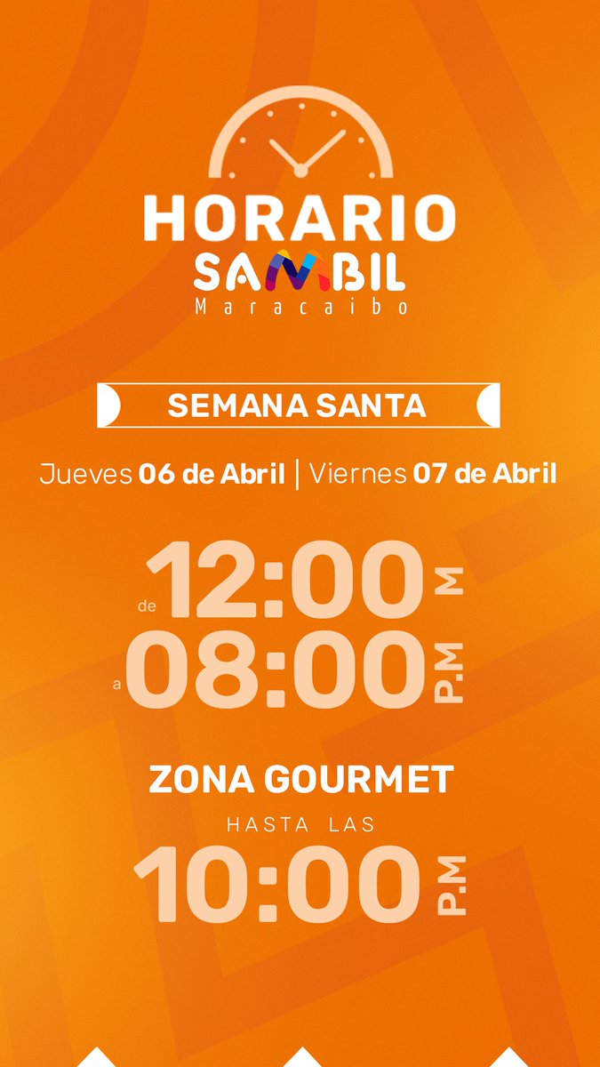 tusambilmcbo's tweet photo. Los 365 días de año funcionando para ti🤩

En un horario especial para disfrutar de todas las tiendas, zona gourmet y cine😱😍

#sambil #sambilmcbo #SuperMarioBrosMovie https://t.co/9J4yxNmvxI