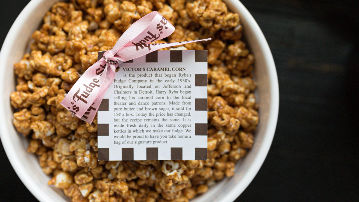 rybasfudge's tweet photo. Time to get poppin'! Celebrate National Caramel Corn Day with Victor's Original Recipe. Get your hands on the most delicious caramel corn you'll ever taste. 

https://t.co/nSO15U7HoI

#VictorsOriginalRecipe #FudgeMichigan #CaramelCornDay https://t.co/wATOiZrDjG