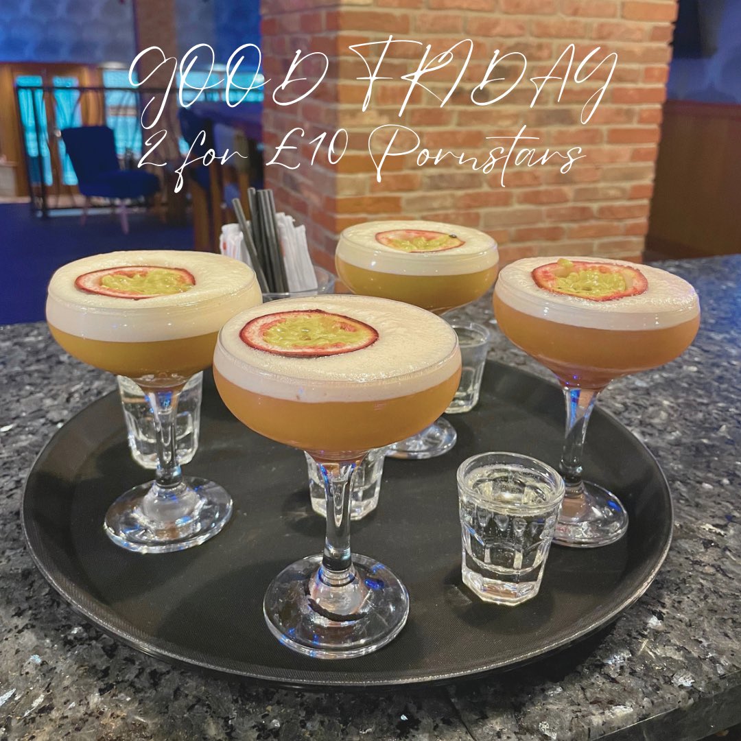 stormbar's tweet photo. Start Easter the right way with 2 for £10 Pornstar Martinis at Storm 🌙 
Good Friday 5pm - close 🐣 https://t.co/aV1C72TaLq