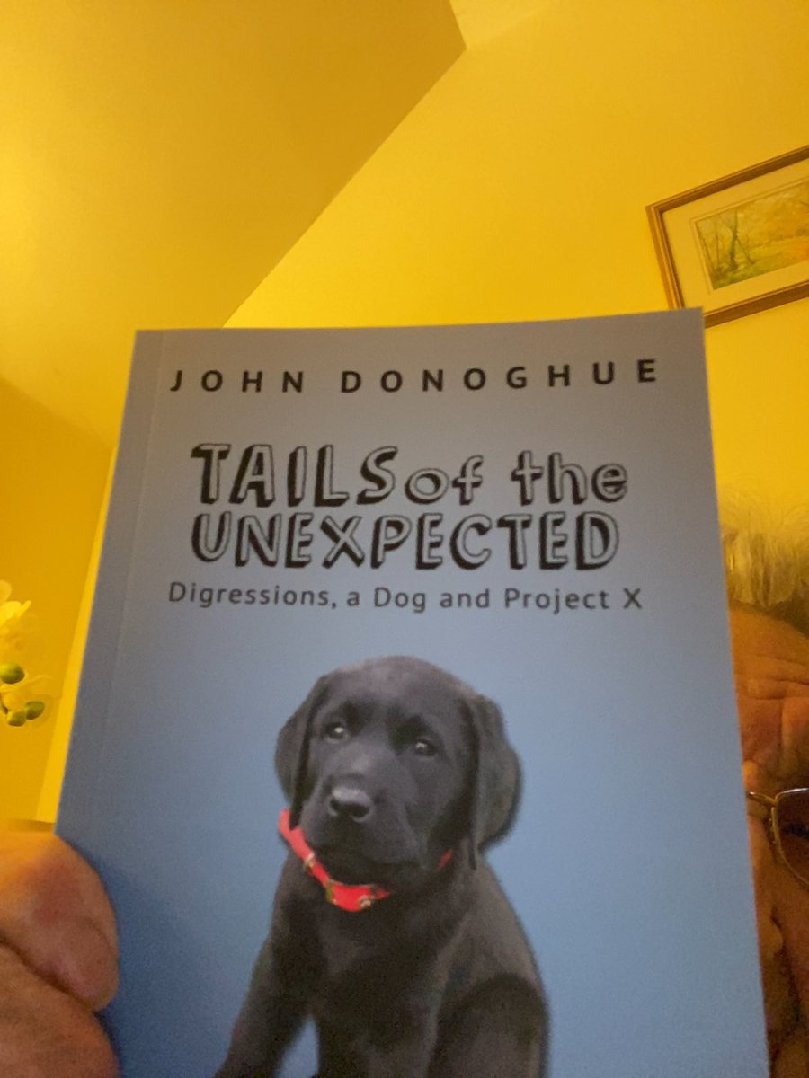 pazzalou's tweet image. Mum holding up a lovely humorous book by @JohnDonoghue64 it really made her laugh 😀